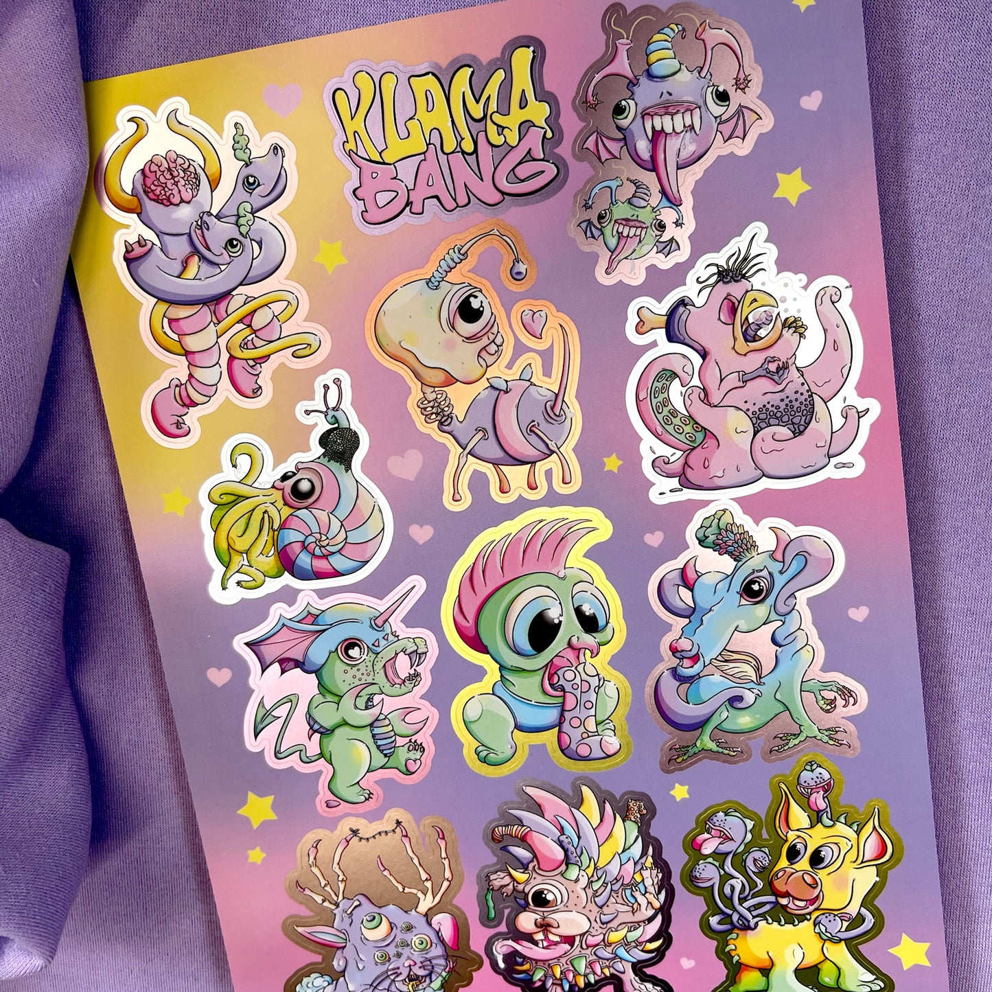 Monster Sticker Sheet
