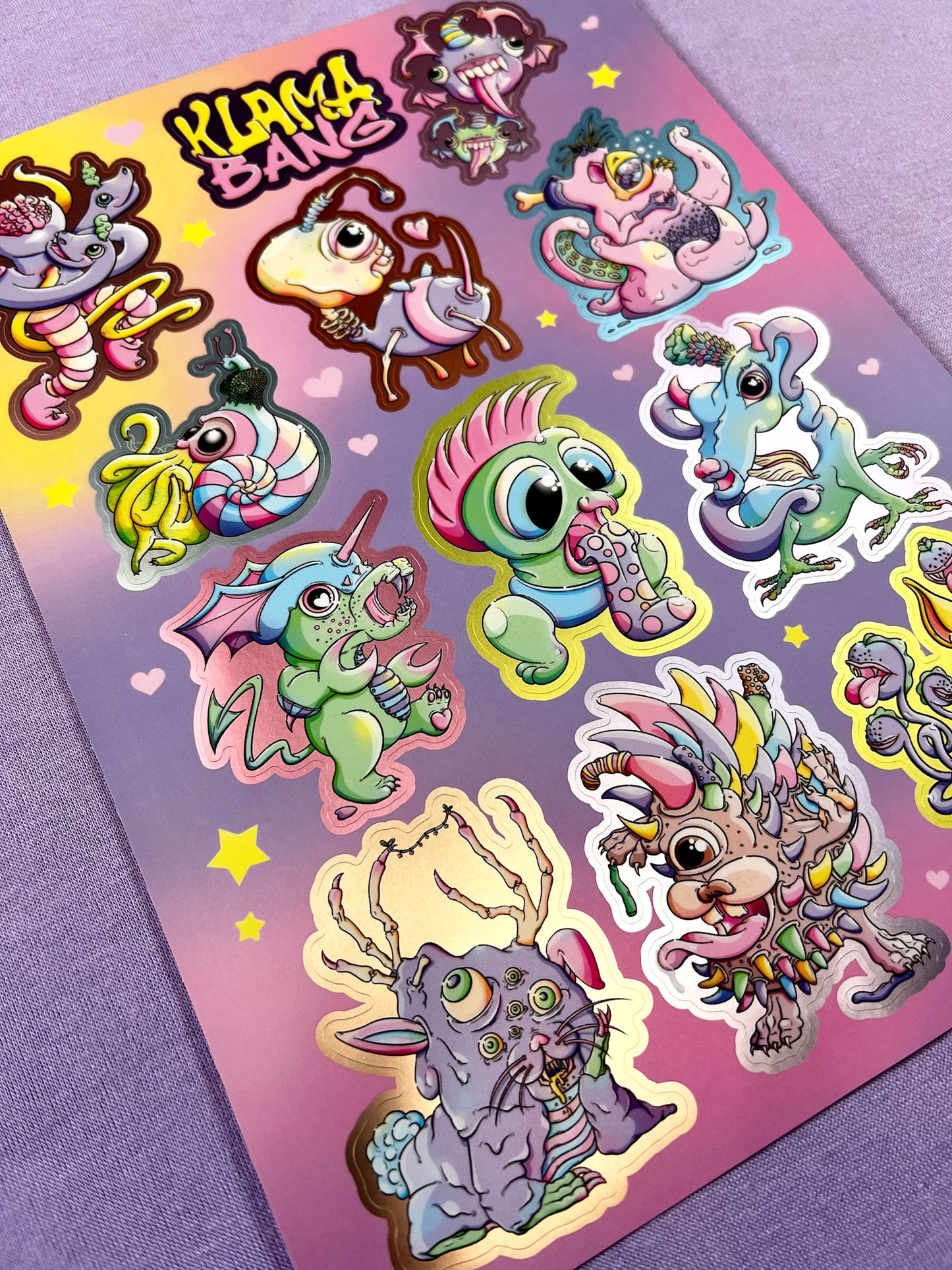 Monster Sticker Sheet