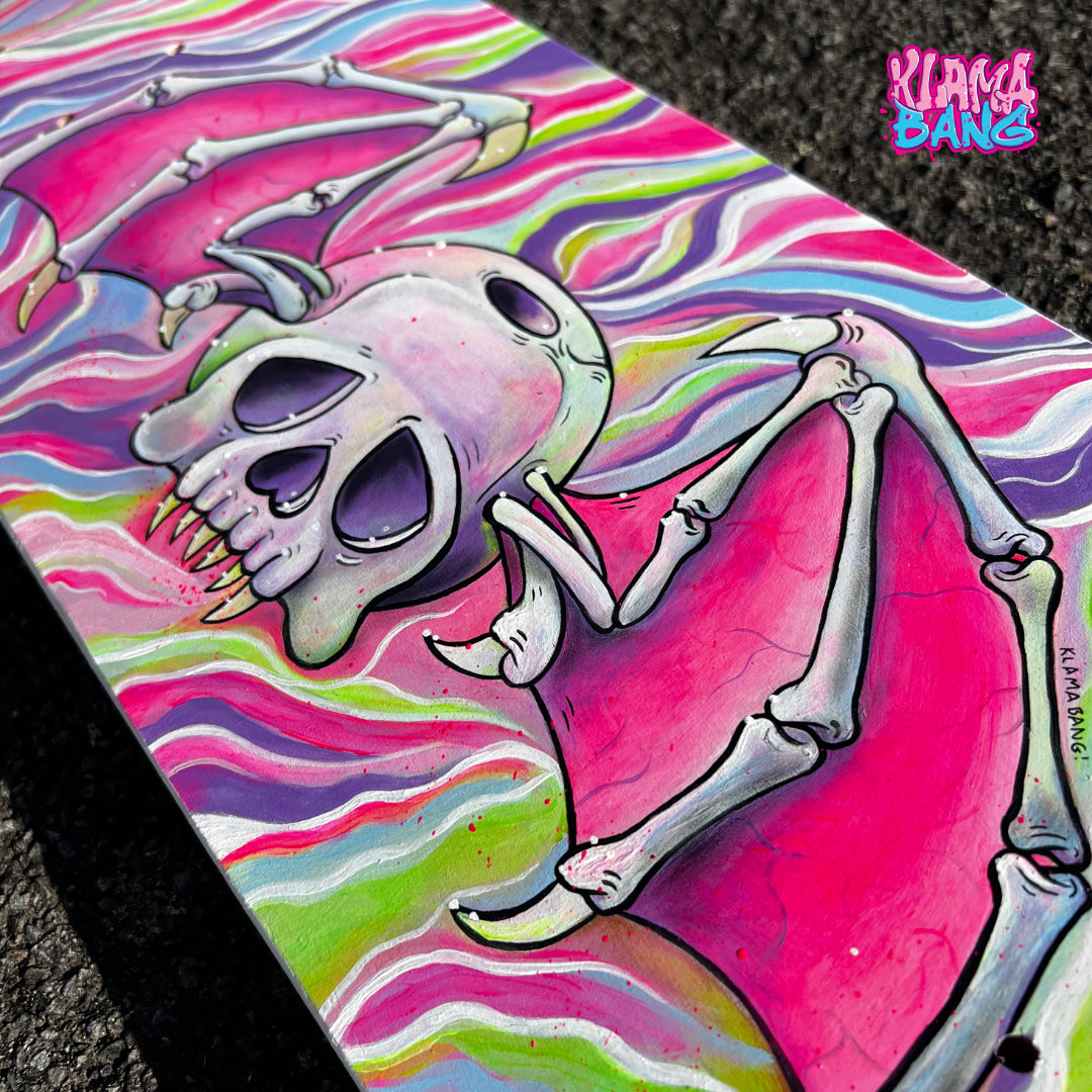 Skater Skull Bat Board