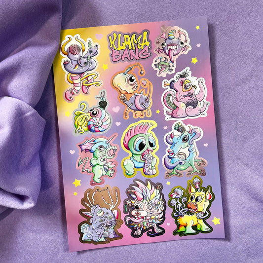 Monster Sticker Sheet