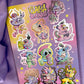 Monster Sticker Sheet